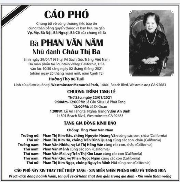 Cáo Phó