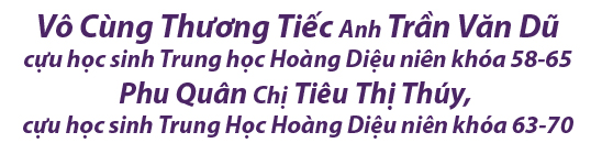 Vô cùng thương tiếc