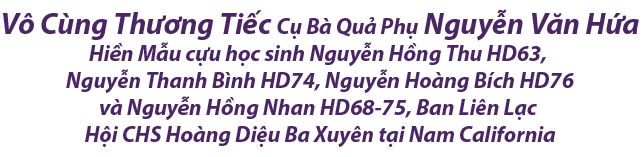 Vô cùng thương tiếc