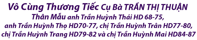 vô cùng thương tiếc