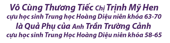Vô cùng thương tiếc