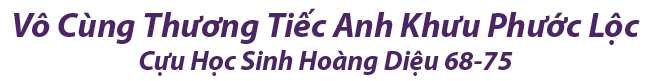 Vô cùng thương tiếc
