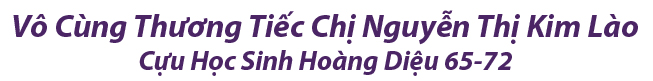 Vô cùng thương tiếc